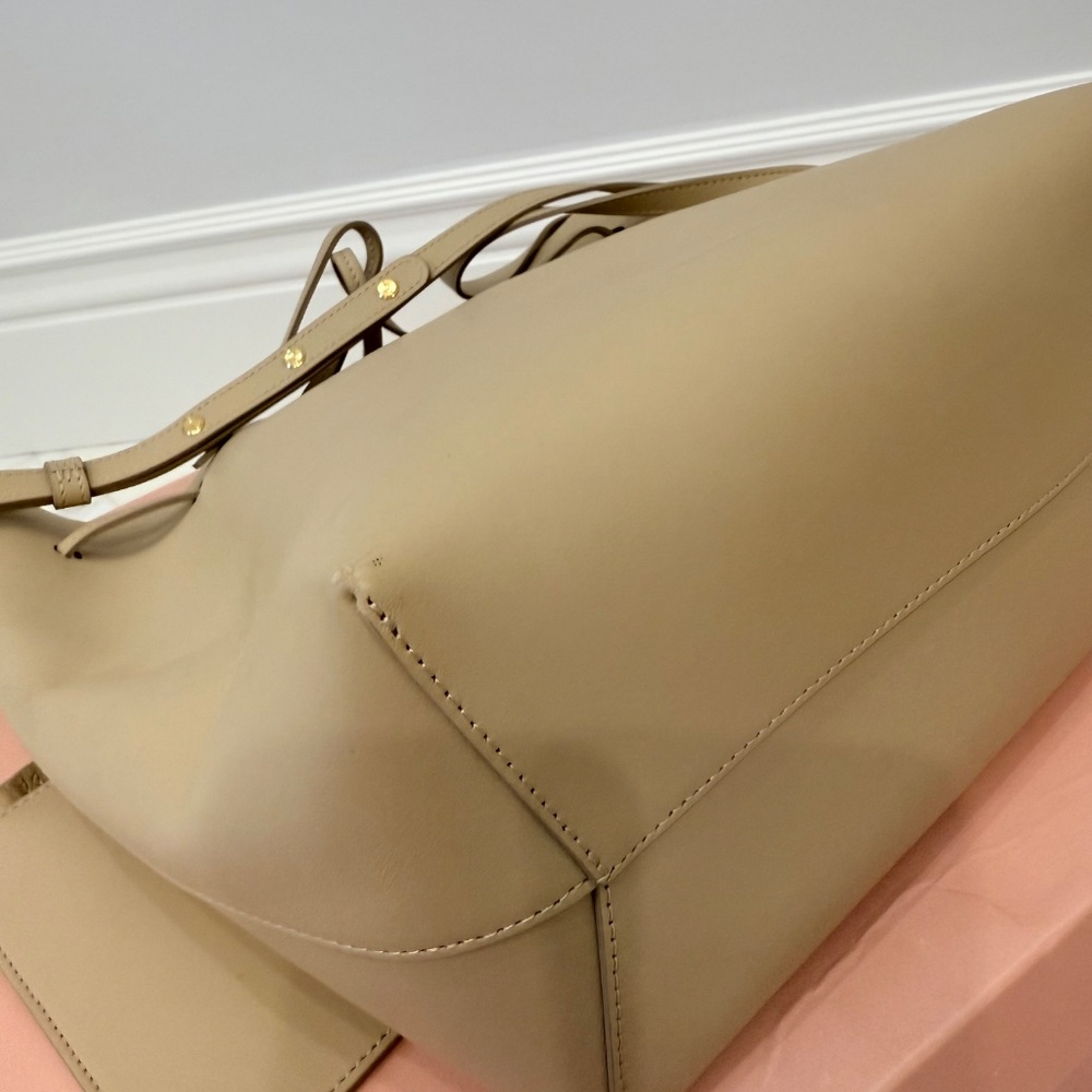 Mansur Gavriel Large Bucket Bag in Sand - Picture 8 of 14
